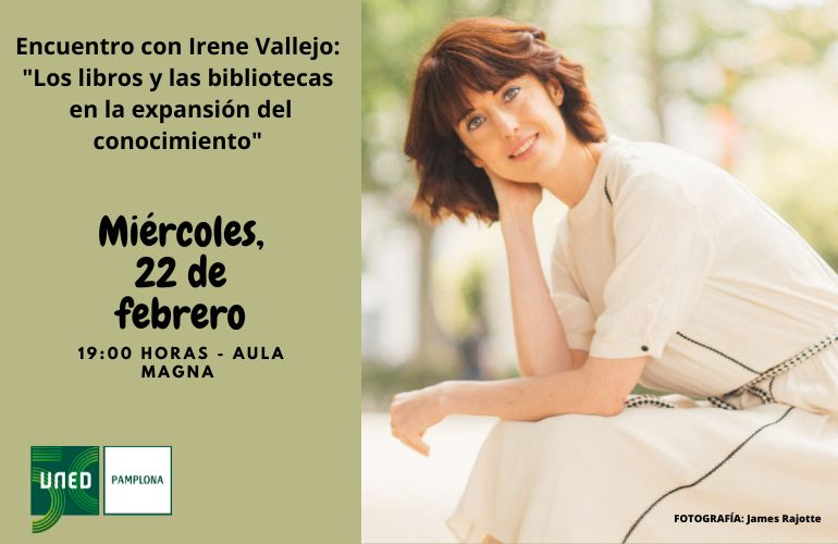 Encuentro Irene Vallejo: “El papel de los libros y las bibliotecas en la expansión del conocimiento